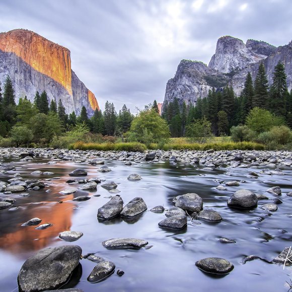 El Capitan from the Merced River, Yosemite, CA