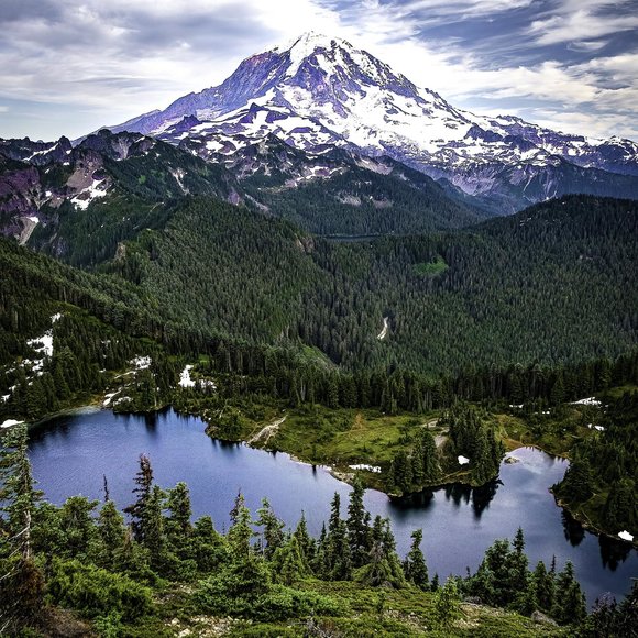 Mt. Rainer w/ Eunice Lake, WA