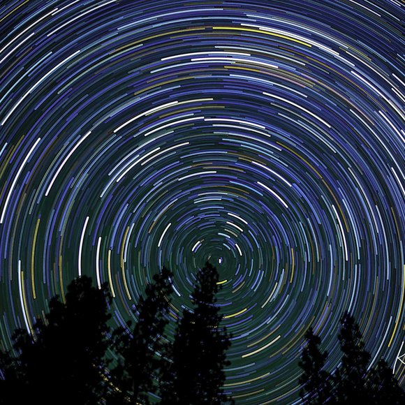 Star Trails over Winthrop, WA