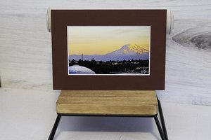 Tacoma Dome with Mt. Rainier from Tacoma, WA