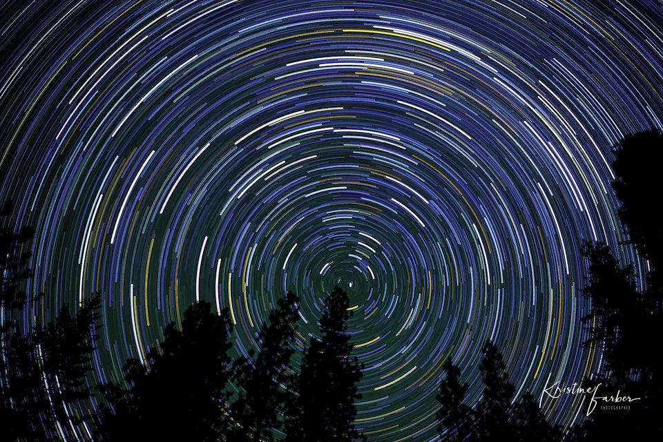 Star Trails above Winthrop, WA