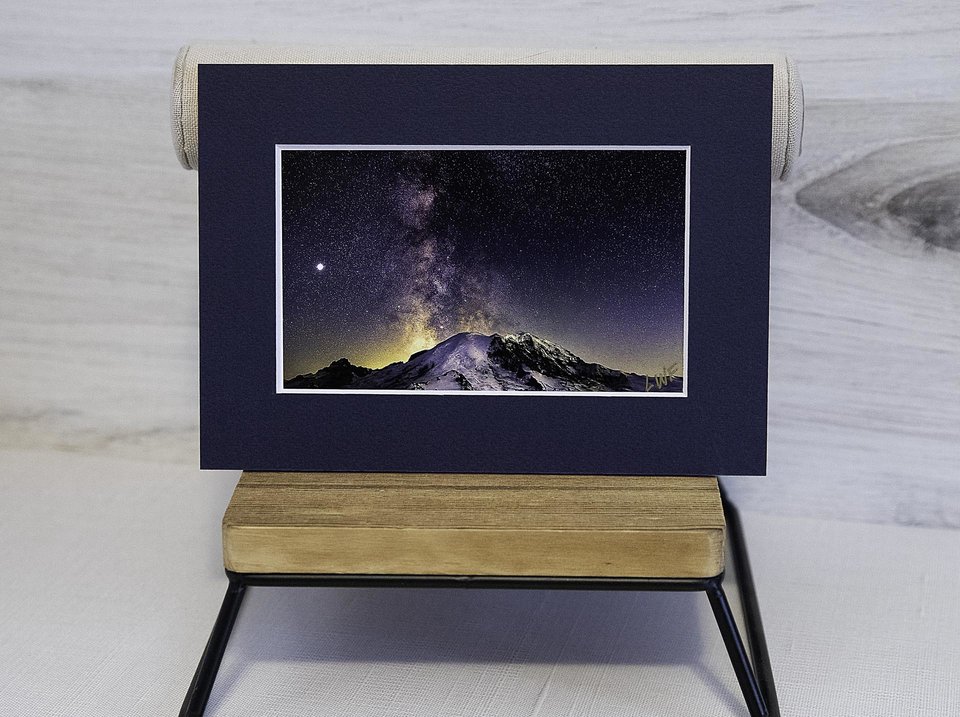 Milky Way over Mt. Rainier, WA